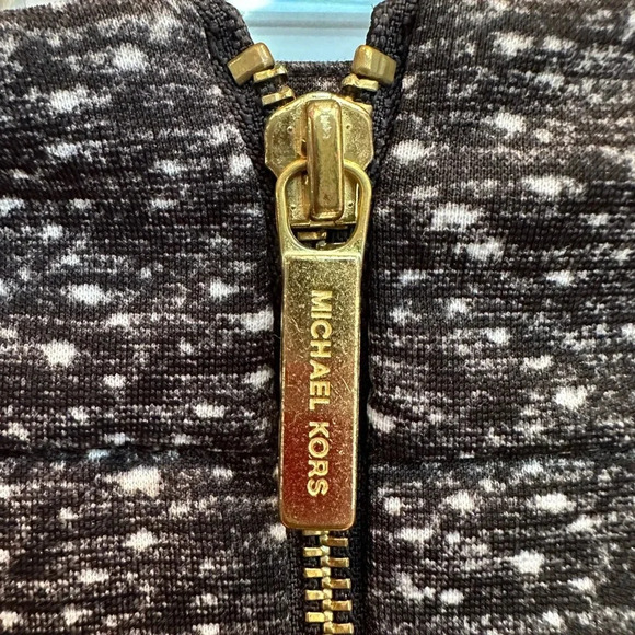 Michael Kors Charcoal Gray Speckled Stretchy Pencil High Waisted Skirt Size 12 L - Picture 3 of 9